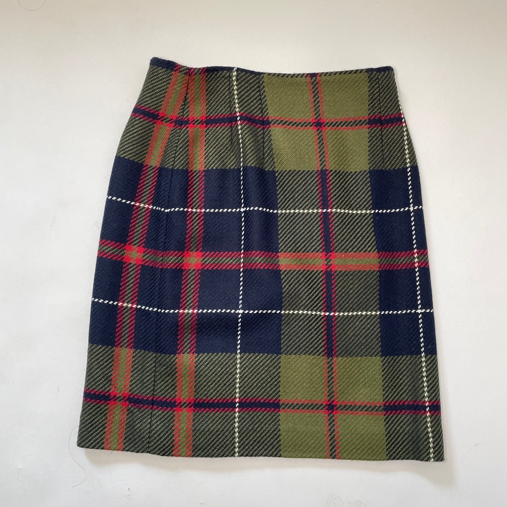 Chadwick’s Plaid Checked Midi Skirt